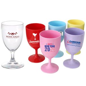 Buy cheap Elegant Unbreakable Acrylic Plastic Small Wine Glasses 7oz from wholesalers
