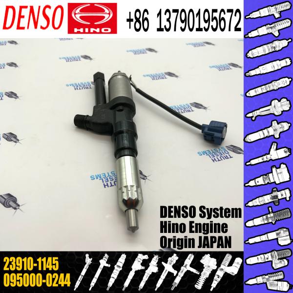 Buy cheap Common rail l injector 095000-0240, 095000-0244, 095000-0245 for HINO 23910-1145 from wholesalers