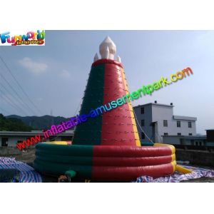 Waterproof Inflatable Climbing Wall , Customized Rock Mountain Climb Wall