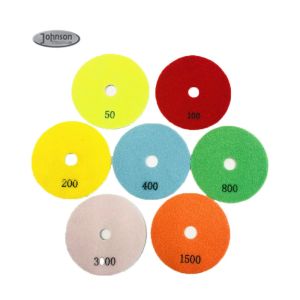 100mm 5" Granite Wet Stone Polishing Pads Various Size