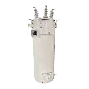 Buy cheap 45KVA Three Phase Power Pole Mounted Distribution Transformer Oil Immersed 12000V from wholesalers