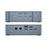 Buy cheap DDR5 Home Office Mini PC With Fan Dual LAN 4 Screen Display 2 M.2 SSD Desktop from wholesalers