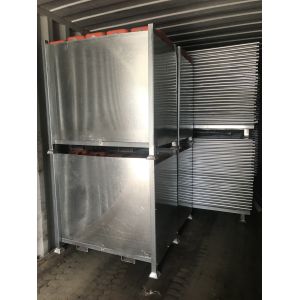 Buy cheap New Zealand Nelson OD 40mm temporary fencing panels x 1.80mm wall thick 2.1mx2.4m width Mesh 60mm x 150mm from wholesalers