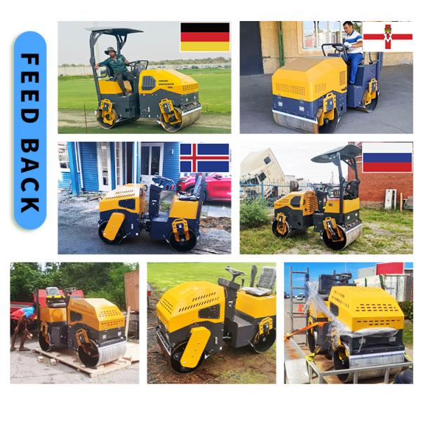 China Factory Road Machinery 1ton 2ton 3ton 4ton 5ton Mini Compactor Road Roller Compact Roller Rodillo Compactador