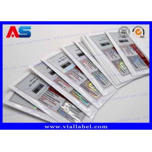 Buy cheap Peptide Bottle Labels Of 10ml Glass Bottles, Medical Private Hologram Labels Printing from wholesalers