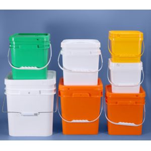 PP Square Plastic Repository IML / Thermal Transfer / Screen Printing With