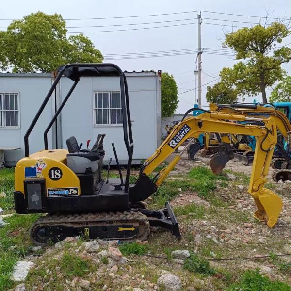 Used Komatsu PC18 1.8Ton Mini Digger Crawler Excavator with Original Hydraulic Valve