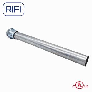 Silver 2 Inch Metal Conduit Custom Electrical Metallic Tubing Conduit