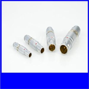 IP50 metal electronic push pull connector plug and socket FGGEGG lemo equivalent