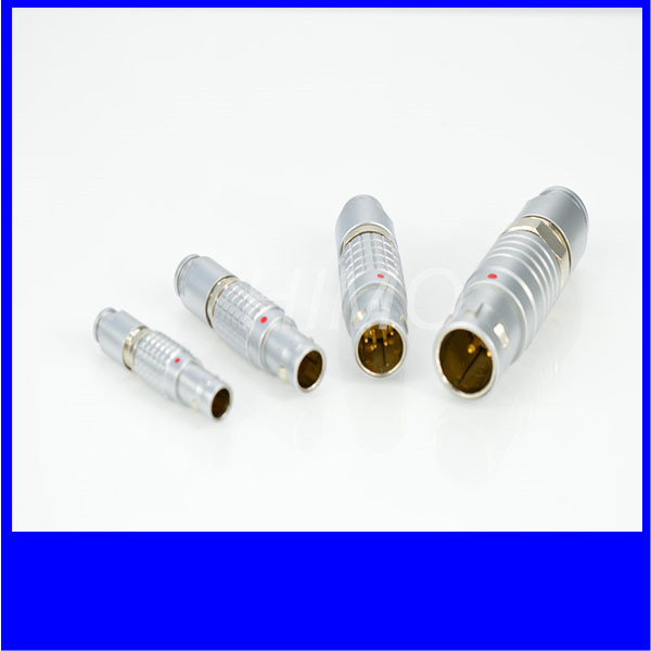 IP50 metal electronic push pull connector plug and socket FGGEGG lemo equivalent