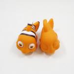 Buy cheap Eco-friendly Soft PVC yellow fish shape baby bath toy safe for baby from wholesalers