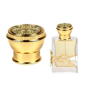 Buy cheap Cosmetic Packaging Customization Zinc Alloy Perfume Cover Gold Plated from wholesalers