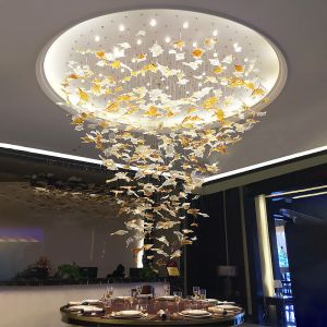 Buy cheap ODM Maple Leaf Chandelier Anti Glare Customized Pendant Lamp from wholesalers