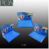 Buy cheap Display corrugated counter displaybox with hooks from wholesalers