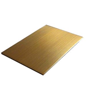 Buy cheap Purity Laser Cut 5mm Brass Plate C1100 material 600mm Width ASTM Standard from wholesalers