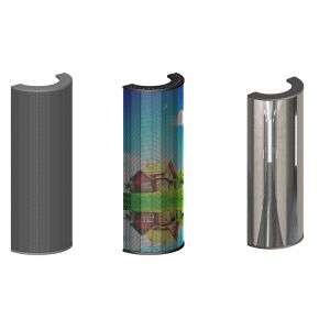 Buy cheap IP67 Flexible Led Display Module Aluminum Thin Flexible Led Screen product