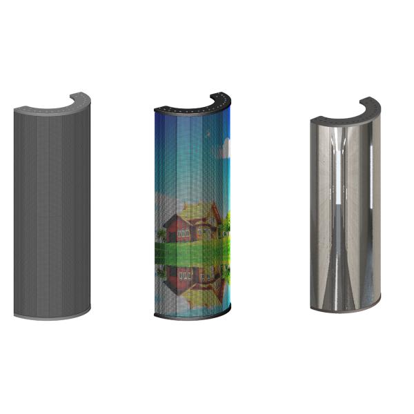 IP67 Flexible Led Display Module Aluminum Thin Flexible Led Screen