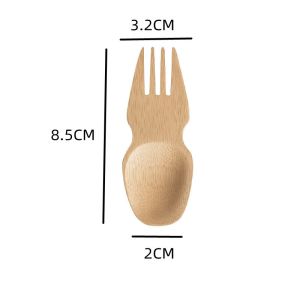 Buy cheap Compostable Bamboo Biodegradable Spork Cutlery Utensils 3.5 Inch product