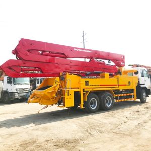 Buy cheap Putzmeister 36M 120m3/H Concrete Pump Truck Second Hand UD Chassis Model from wholesalers