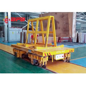 Buy cheap Curved Rails 500T Load 20m/Min Motorized Transfer Trolley from wholesalers
