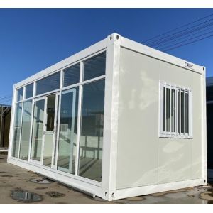 Customized Fireproof Prefab Container House Noise Insulation With Sandwich Panel