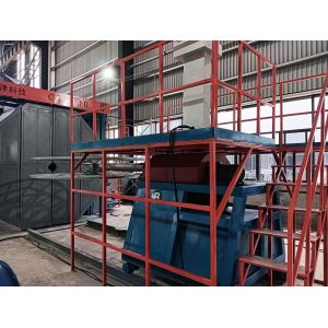 Buy cheap Wireless Remote Control Shuttle Rotomolding Machine Automated from wholesalers