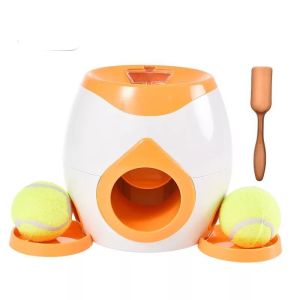 Dog Tennis Ball Launcher Pet Interactive Training Reward Machine