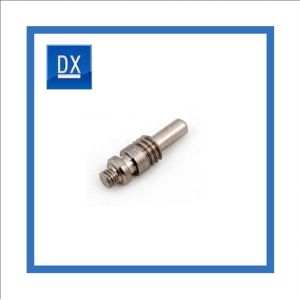 Buy cheap Ra0.4 CNC Machining Titanium Parts , Gr5 Titanium Shaft Round Head With Thread from wholesalers
