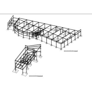 Buy cheap Pre-fabricated Painting / Galvanized Steel Structure  Lightweight Farm Shed from wholesalers