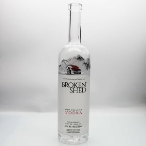 Buy cheap 1000ml Luxury Spirits Bottle Decal Frosted Decorative Glass Bottles from wholesalers