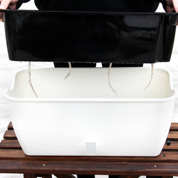 Buy cheap Non Recycled Cotton Rope Basin 20cm Self Watering Wick And Grow Pots from wholesalers