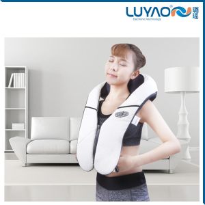 Intelligent PU Shiatsu Neck Shoulder Massager Positive And Reserve Zipper Merge