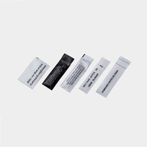 Buy cheap White Anti Shoplifting Label Polyester Satin Garment Fabric Care Anti Theft Tag from wholesalers