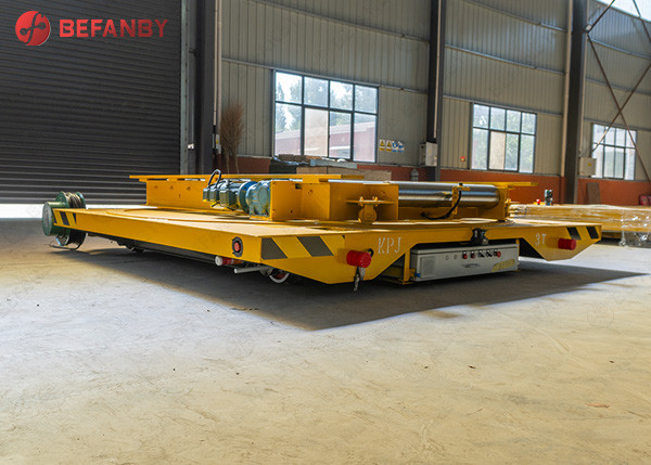Quality Heavy Load AC Motor Roller Transfer Trolley With Track for sale