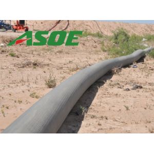 Buy cheap 12” × 200m Nitrile Rubber Lay Flat Discharge Hose Chemical Resistance from wholesalers