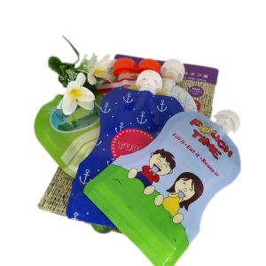 China Gravure Printing Reusable Food Packaging Liquid Squeeze Pouch on sale