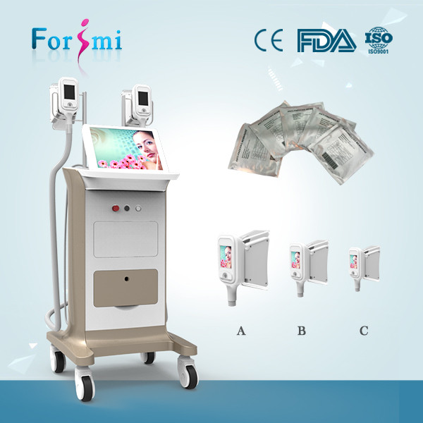 Buy cheap Two handles Cryolipolysis Freeze Fat Machine from wholesalers