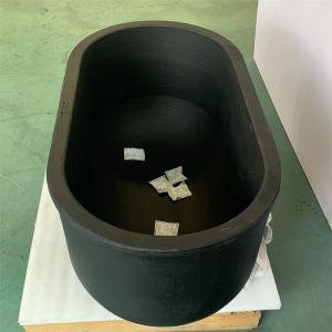 Buy cheap Cylindrical Graphite Clay Pot Crucible 15.5kg Capacity For Melting And Casting from wholesalers