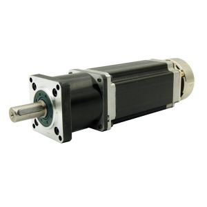 Buy cheap NEMA23 Planetary geared stepper motor with brake from wholesalers