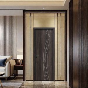 WPC Hollow Door Customizable And Durable In Various Colors