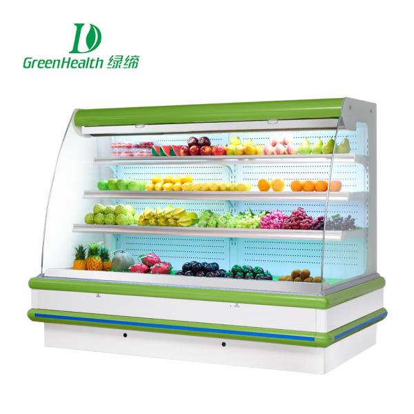 Buy cheap Upright Cold Fan Cooling Multideck Vegetable Chiller Showcase 380v Remote System from wholesalers