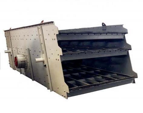 Quality Silica Sand Double Deck Vibrating Screen Machine Carbon Steel Material for sale
