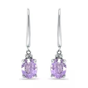 Buy cheap Amethyst and White Sapphire Cable Ring With 925 Sterling Silver from wholesalers