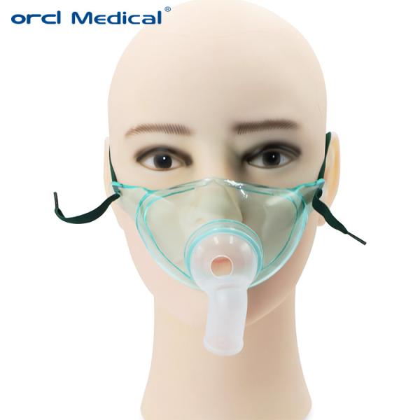 Quality Plastic PVC Disposable Tracheostomy Oxygen Mask 3 years Warranty for sale