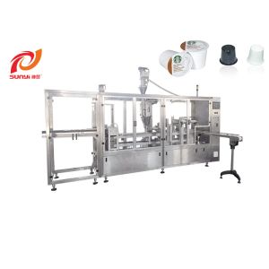 Buy cheap SKP-4 4Lanes Plastic Cup Filling And Sealing Machine from wholesalers