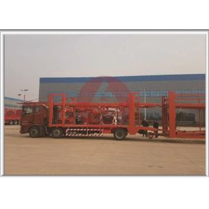 Buy cheap New Design Vehicle Transport Trailer Highly Reliable 2 Axles With Cummins Engine from wholesalers
