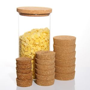 Buy cheap Wooden Cork Glass Jar Lids Cap For Candle Top Airtight Seal from wholesalers
