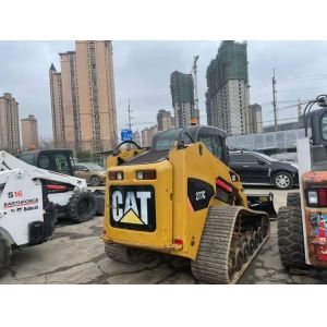 Powerful 277C Used Caterpillar Skid Steer Fuel Efficiency In Good Condition