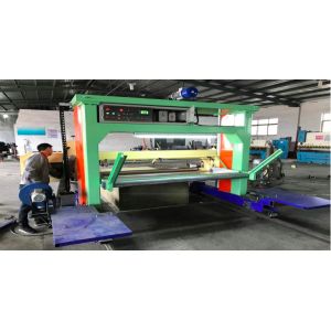 Buy cheap 2150mm PE CNC Foam Cutting Machine Track 60 meter Long foam horizontal grantry moving on railway track High Efficiency from wholesalers
