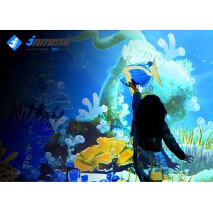 Magic Painting Wall Interactive Games Projector , Scanner Interactive Gaming